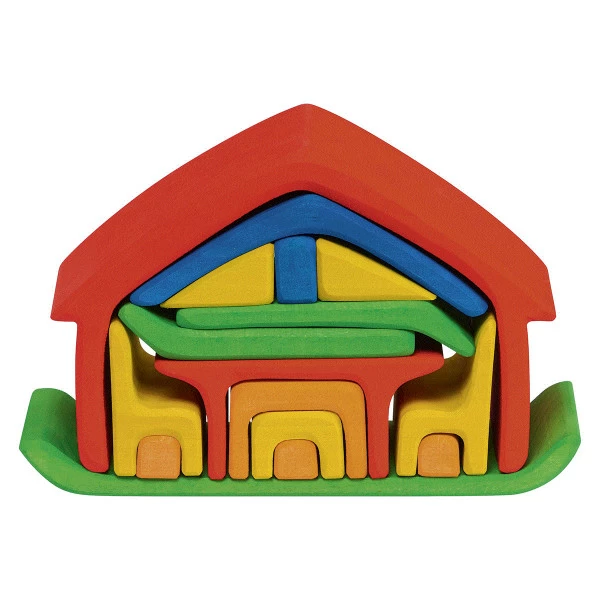 Glückskäfer Möbelhaus, Rot/blau