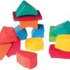 Grimms 15 Waldorf-Bauklötze, Bunt Holzbausteine