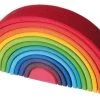 Grimms Großer Regenbogen Bogenspiel, 38cm 12-teiliger Holzbausatz