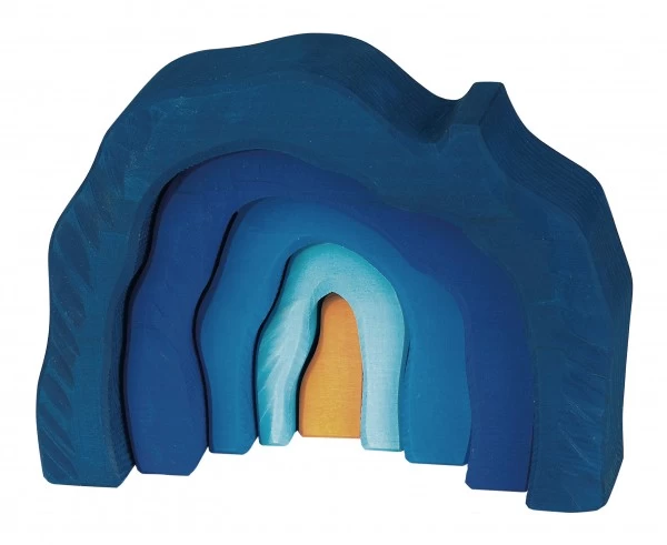 Glückskäfer Höhlen-Set, 5 Teilig, Blau