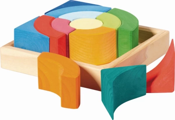 Glückskäfer Baukasten Quadrat Kreise