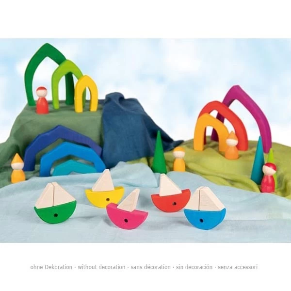 Goki Legespiel Und Bausteinkasten 6 Bunte Fische – Bild 6