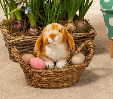 Hermann Teddy Hase Sitzend Hellbraun/weiß Gescheckt 20 Cm Stofftier – Bild 5