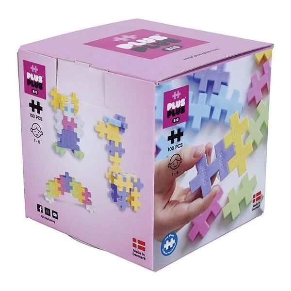 Plus-Plus 100 Kreativ Bausteine BIG Pastell