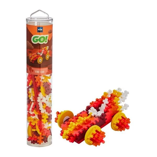 Plus-Plus 200 Kreativ Bausteine GO! Auto Feuer GO!