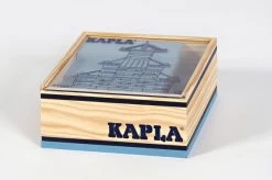 Kapla Bausteine 40er Kasten Hellblau