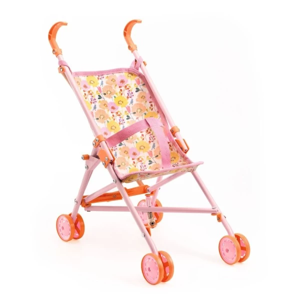 Djeco Puppenwagen Flowers - 54 Cm Collection Pomea