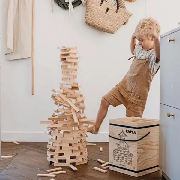 Kapla Bausteine 280er Kasten Mit Kunstbuch Grün Architektur Und Strukturen Ab 3 Jahren – Bild 2